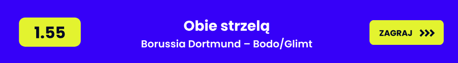 Borussia Dortmund – Bodo/Glimt: typy bukmacherskie