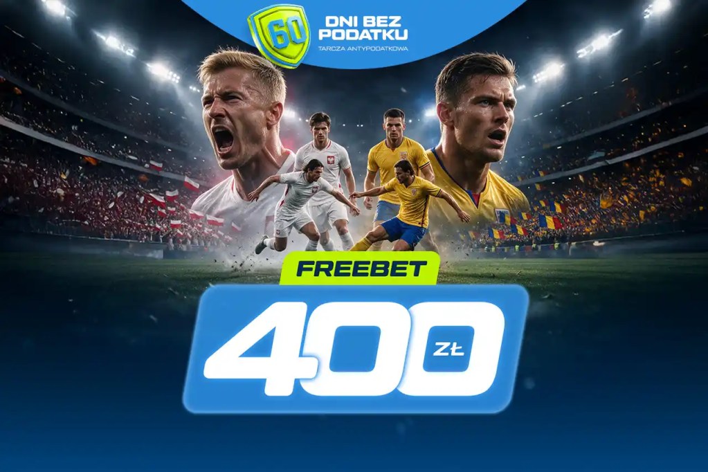 Freebet 400 zł za gola w meczu Polska – Rumunia