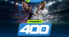 Freebet 400 zł za celny strzał w meczu FC Barcelona – Real Madryt i 60 dni gry bez podatku
