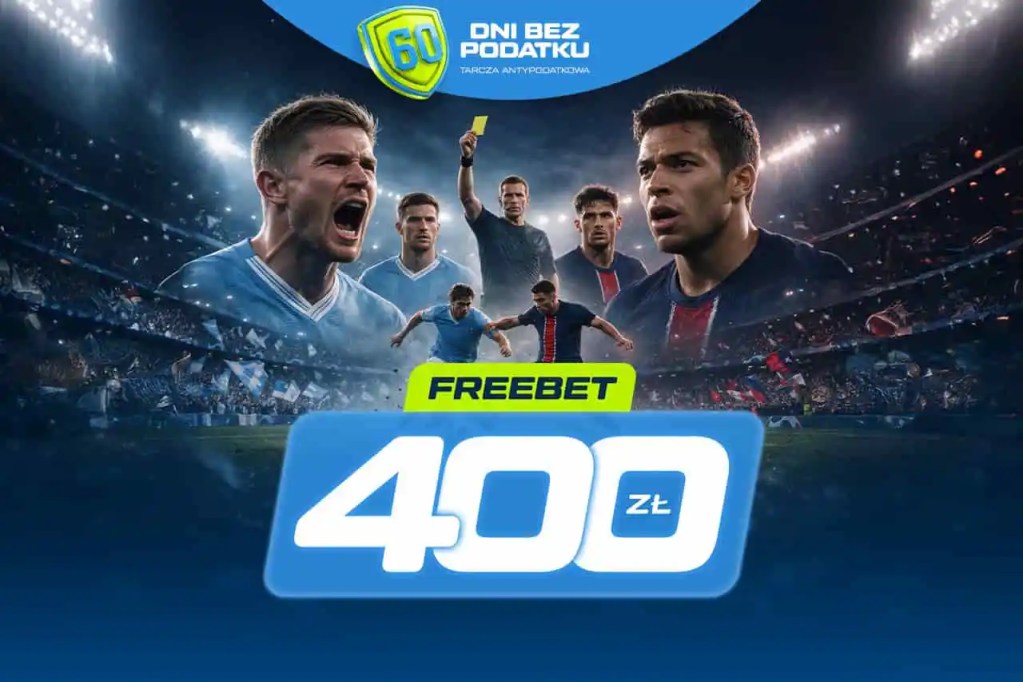Freebet 400 zł za żółtą kartkę w meczu Manchester City – PSG